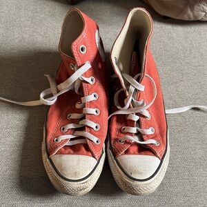 Orange converse